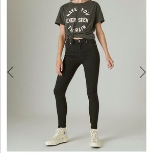 Lucky Brand Black Skinny Jeans